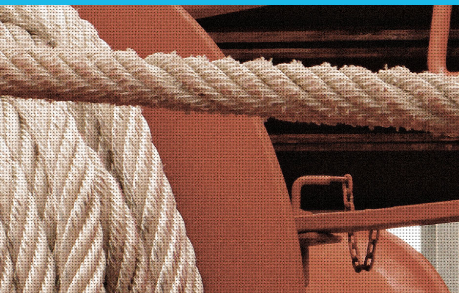 Textile ropes - Soft and manageable – for light connections.