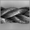 Synthetic standard type square plaited ropes